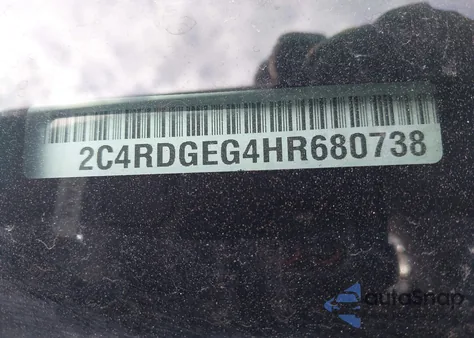 2017 Dodge Grand Caravan Gt from USA, damaged, VIN 2C4RDGEG4HR680738